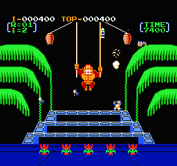 Donkey Kong 3 gameplay screenshot